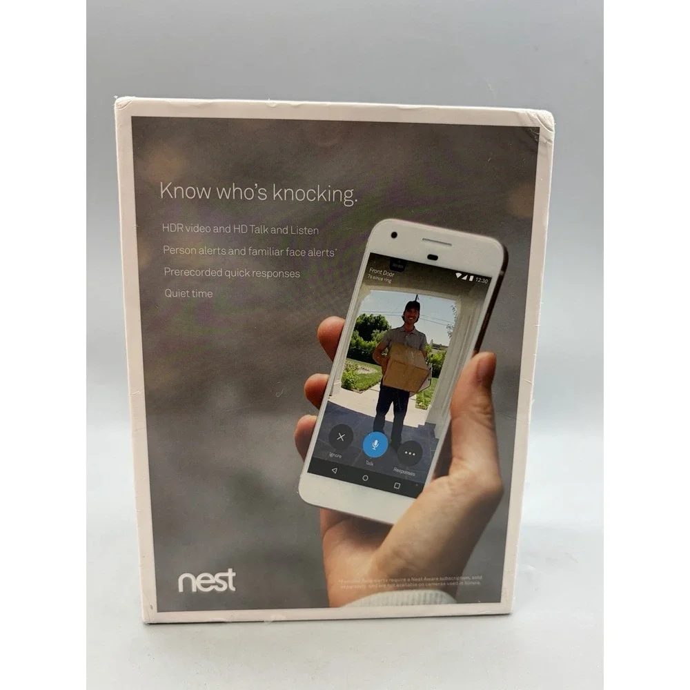 Google Nest Hello Smart WIRED Video Doorbell (NC5100US) - Sealed